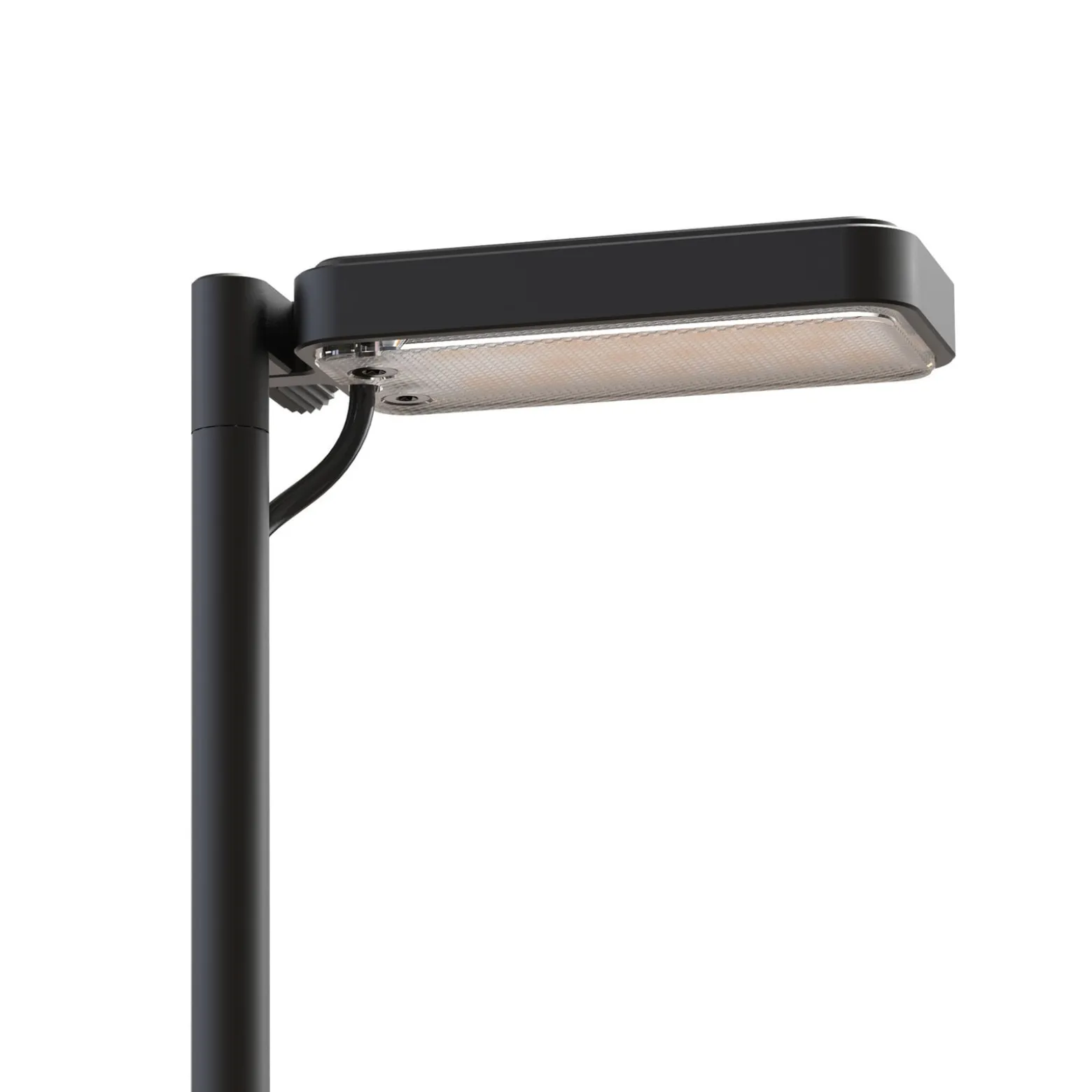 Luceplan LED-Wegelampe Flia, 120cm hoch, schwarz, Kunststoff