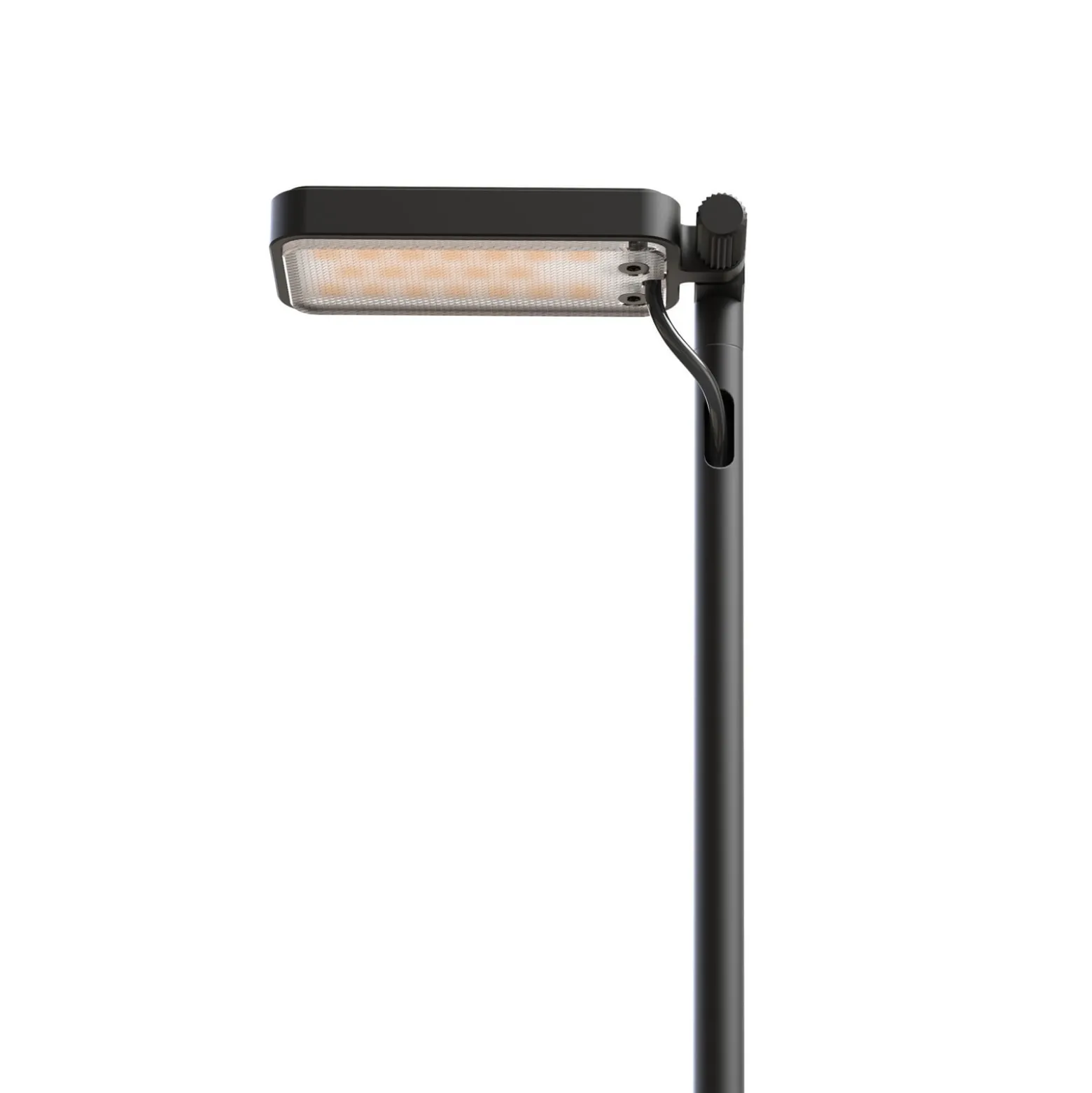Luceplan LED-Wegelampe Flia, 120cm hoch, schwarz, Kunststoff
