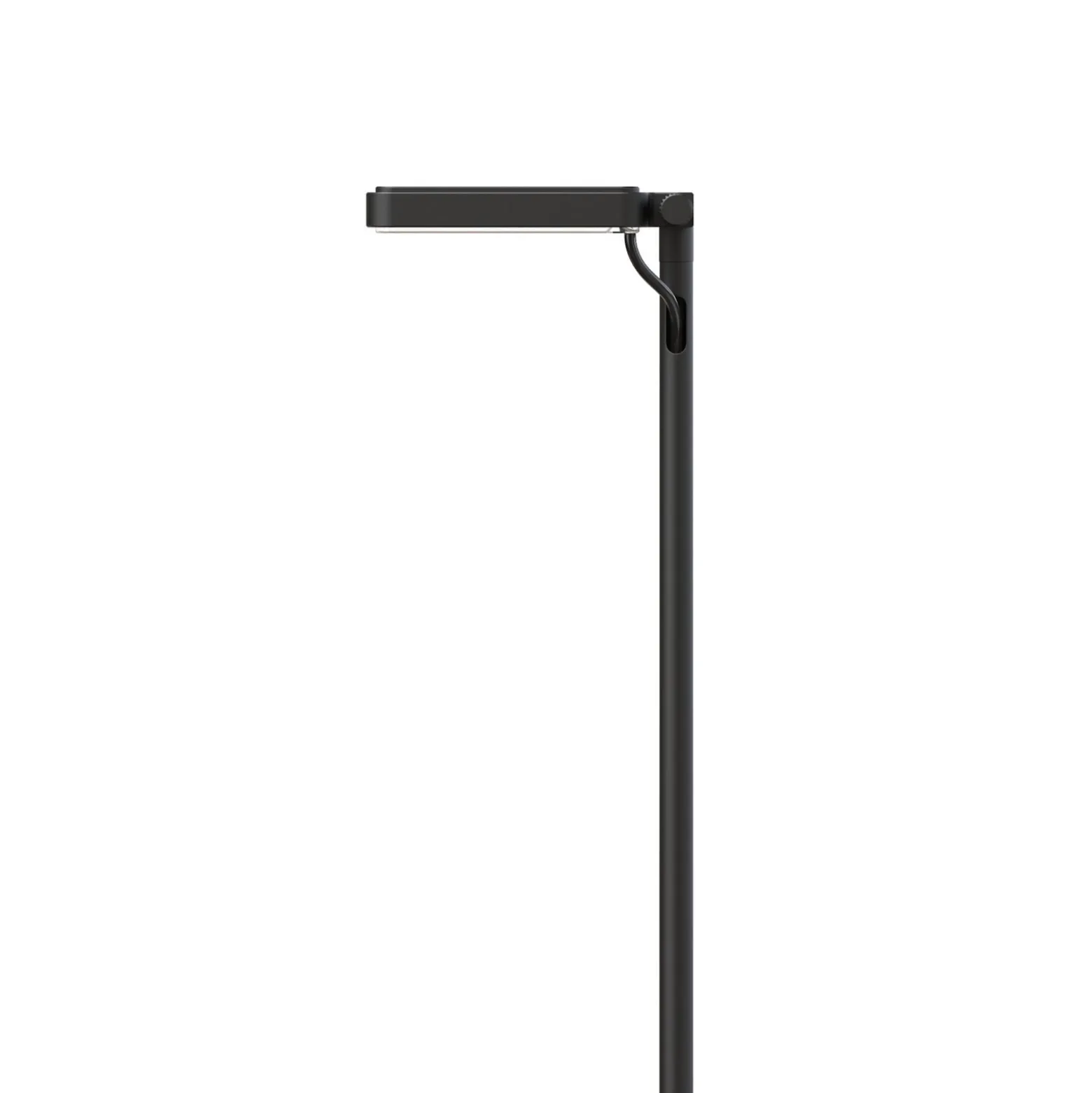 Luceplan LED-Wegelampe Flia, 120cm hoch, schwarz, Kunststoff