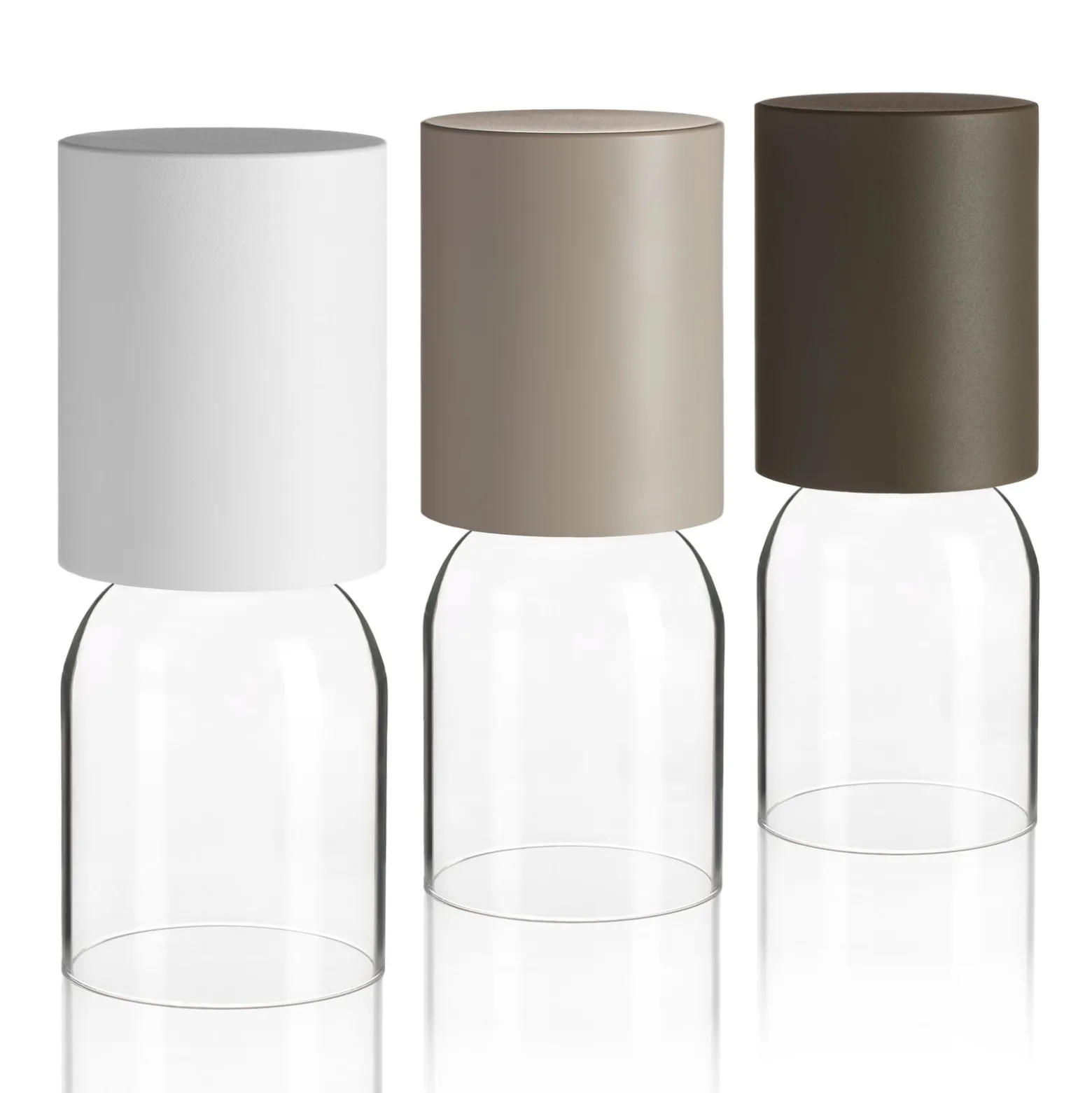 Luceplan Nui Mini Tischlampe mit Akku IP54, sand