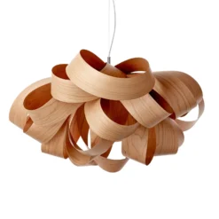 LZF Agatha Small Hängeleuchte, 78x76cm, Kirschbaum