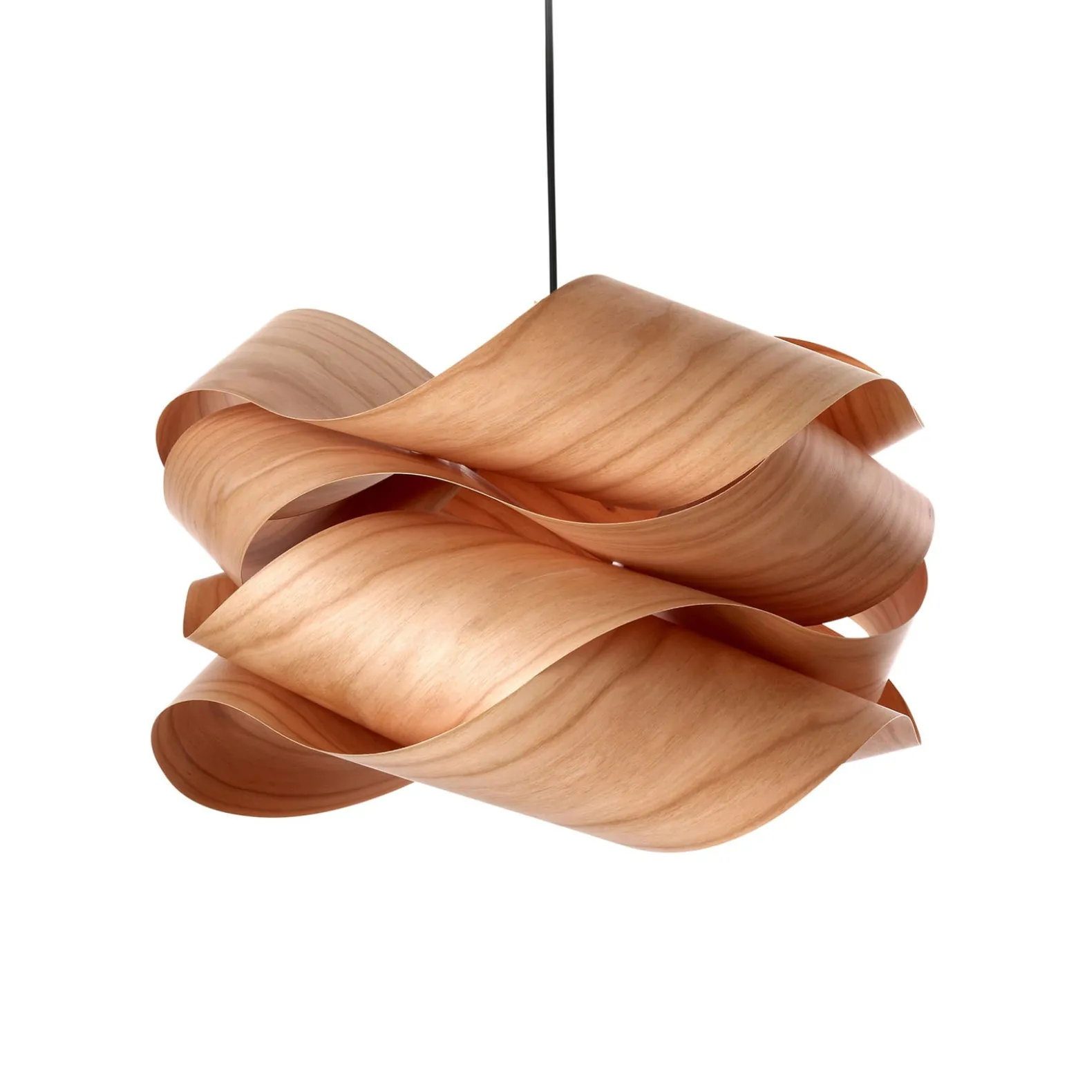 LZF Link Pendel, Kabel schwarz Ø 46cm kirschbaum