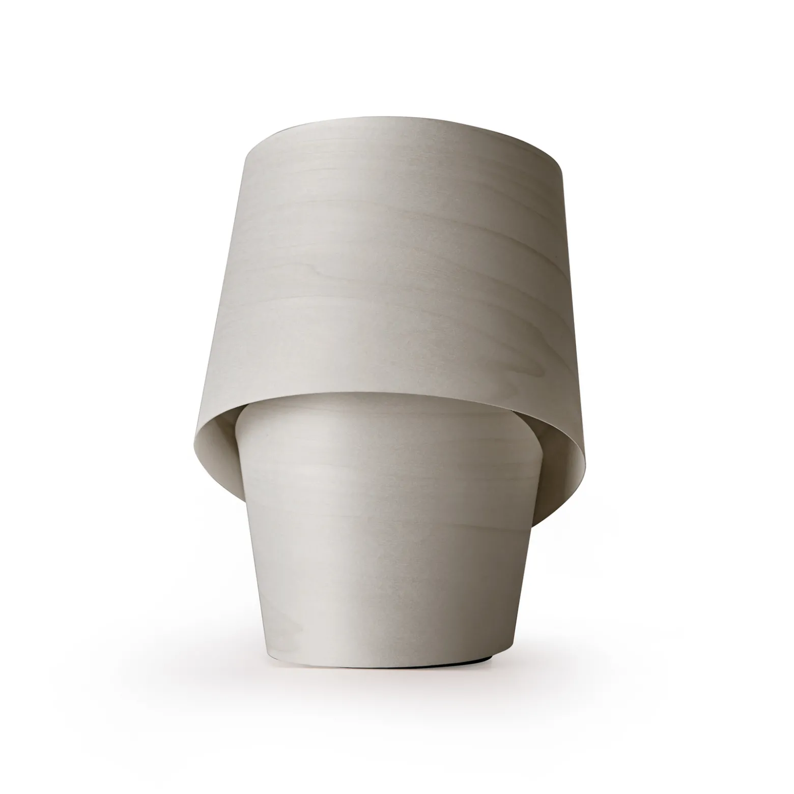 LZF Tischlampe Tiny, grau, Höhe 22 cm, Holzfurnier