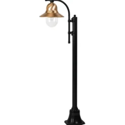 Mastleuchte Toscane 1-fl. 150 cm, schwarz
