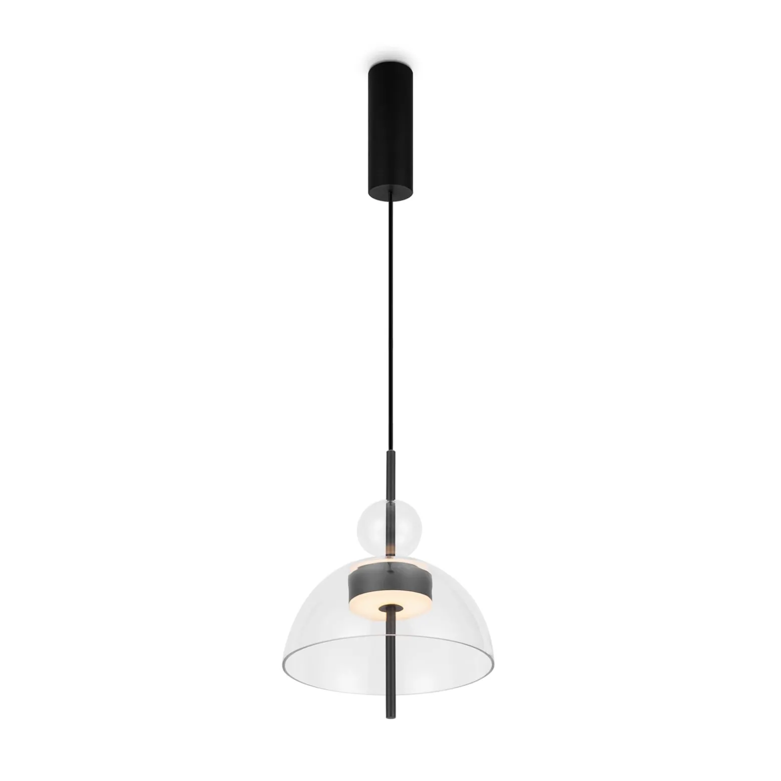 Maytoni Bangkok, Kugelform, klar, Ø 25 cm, Glas