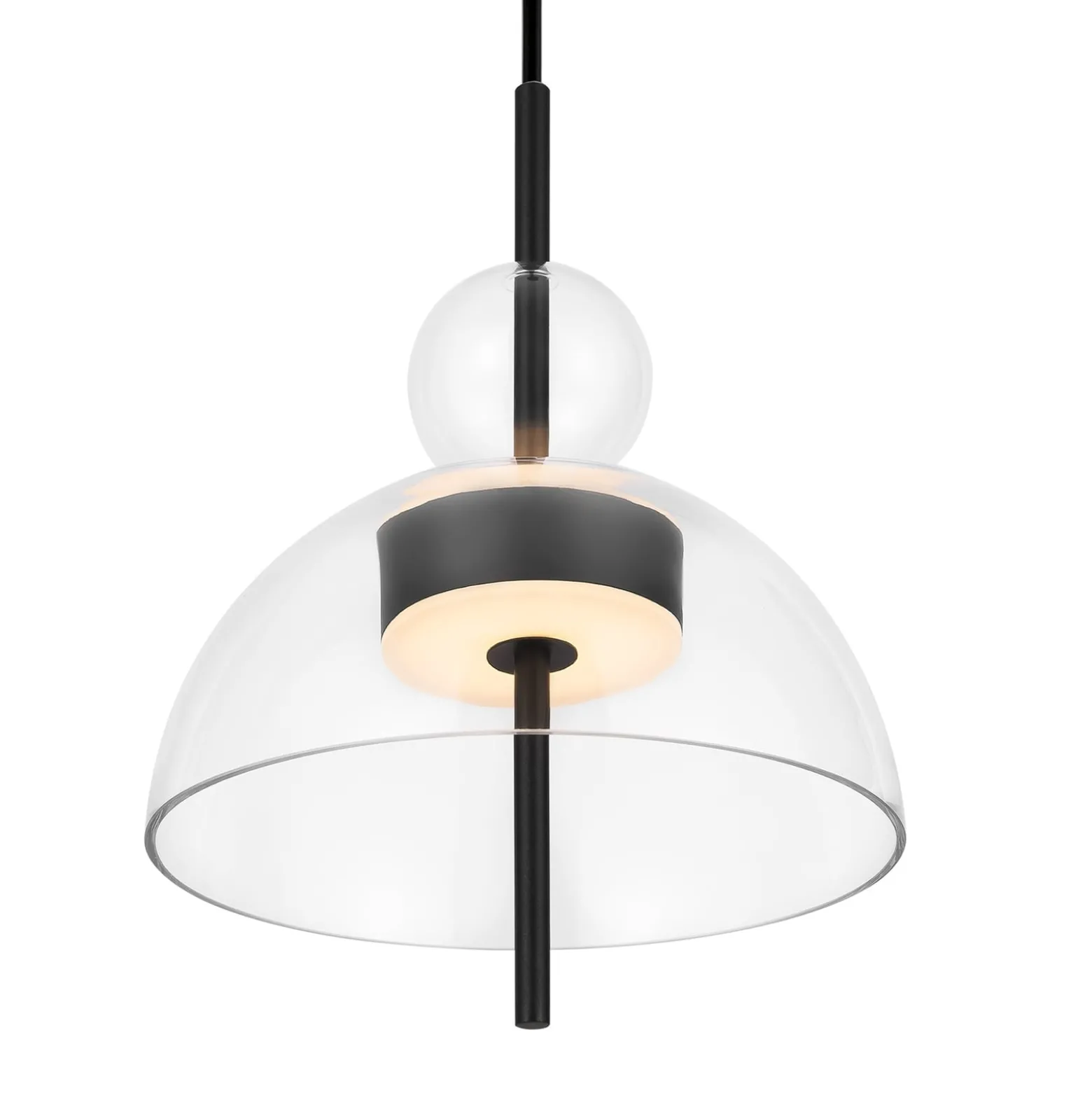 Maytoni Bangkok, Kugelform, klar, Ø 25 cm, Glas