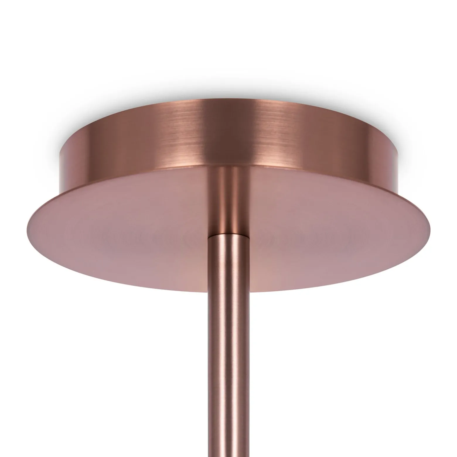 Maytoni Deckenlampe Erich, messing rosé, Glas/Metall 10-flg.