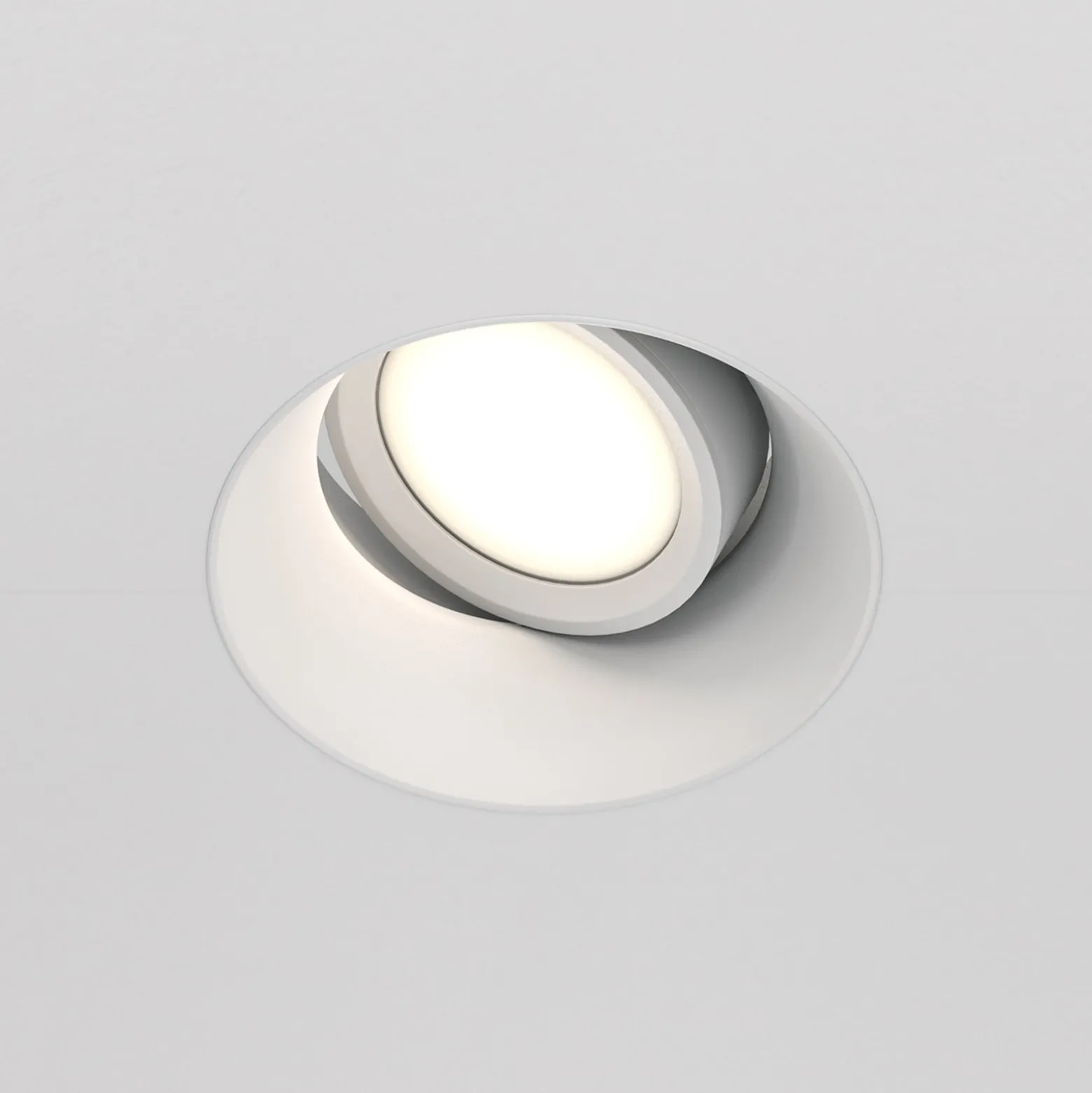 Maytoni Einbauleuchte Dot weiß rund 11,8 x 9 cm Alu GU10