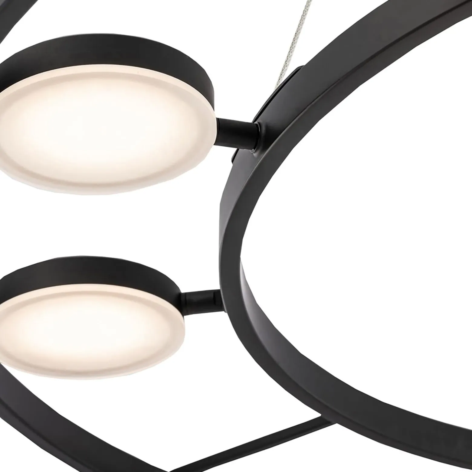 Maytoni Fad LED-Hängelampe drehbare Schirme ∅80cm