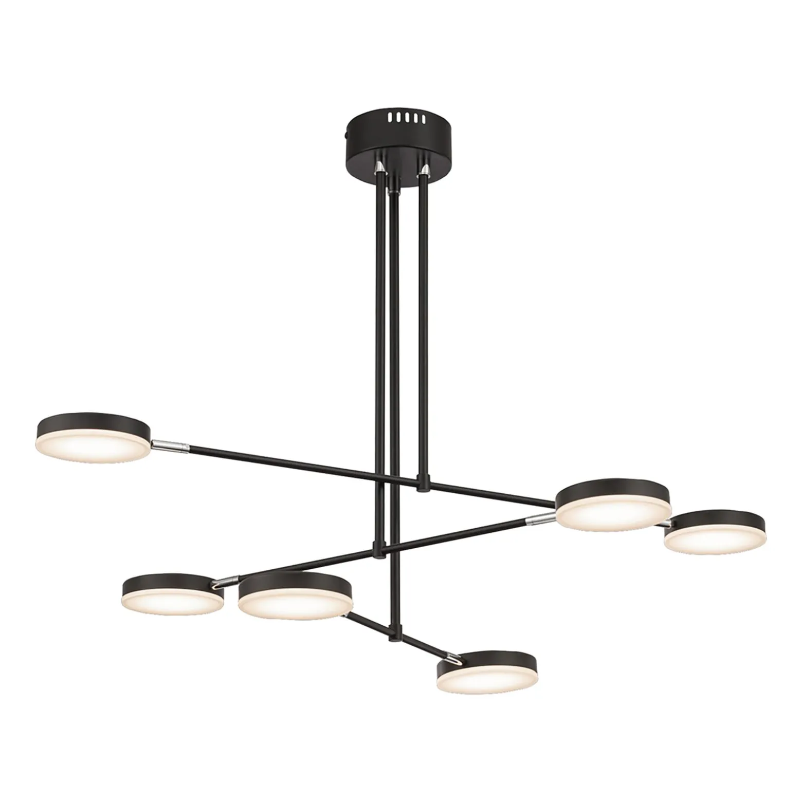 Maytoni Fad LED-Hängelampe drehbare Schirme 6-fl