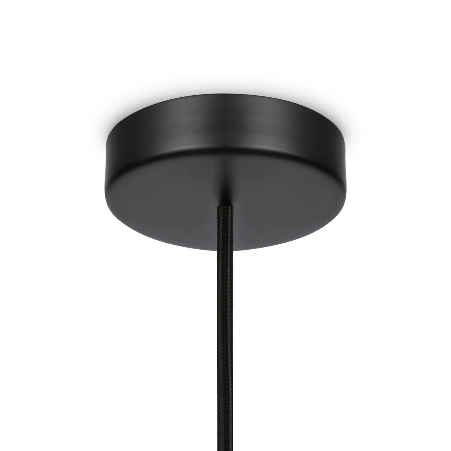 Maytoni Hängeleuchte Memory, schwarz, Ø 8 cm, Keramik, Glas