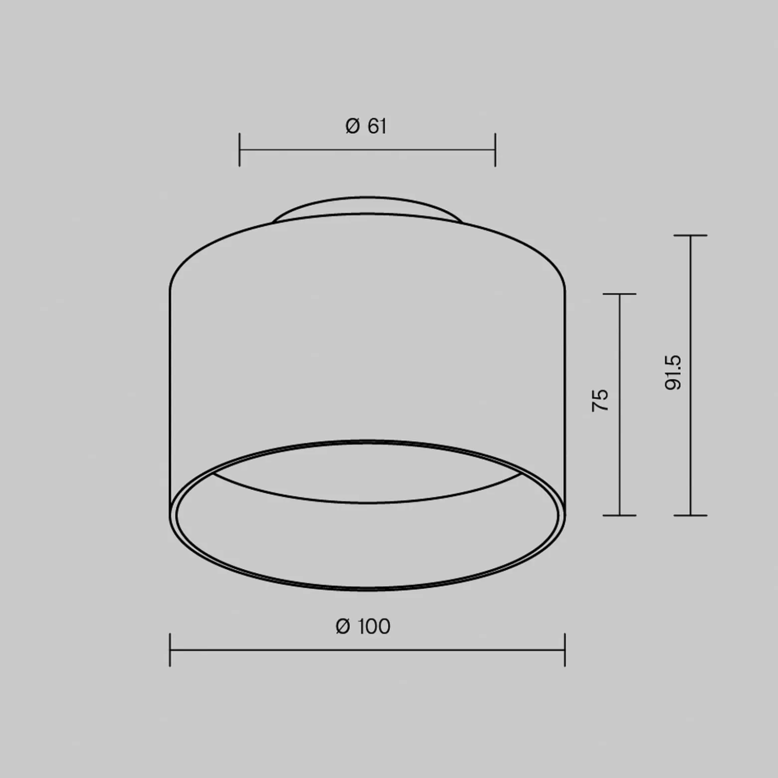 Maytoni LED-Deckenlampe Planet, weiß Ø 10cm Aluminium 3.000K