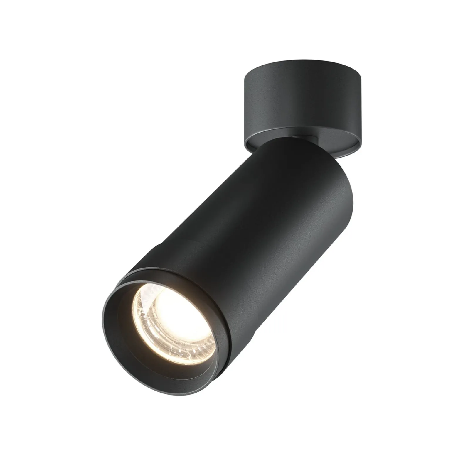 Maytoni LED-Deckenspot Focus Zoom, schwarz, 4.000 K, drehbar