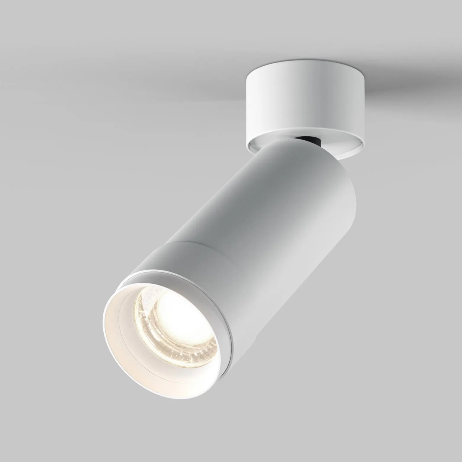Maytoni LED-Deckenspot Focus Zoom, weiß, 4.000 K, drehbar