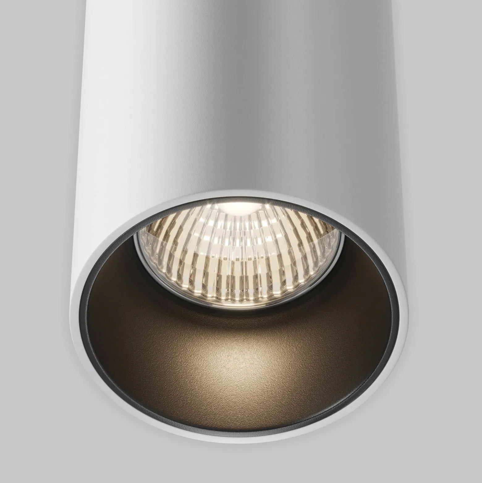 Maytoni LED-Hängeleuchte Efir, weiß, Ø 10,5 cm, 33 W, 38°