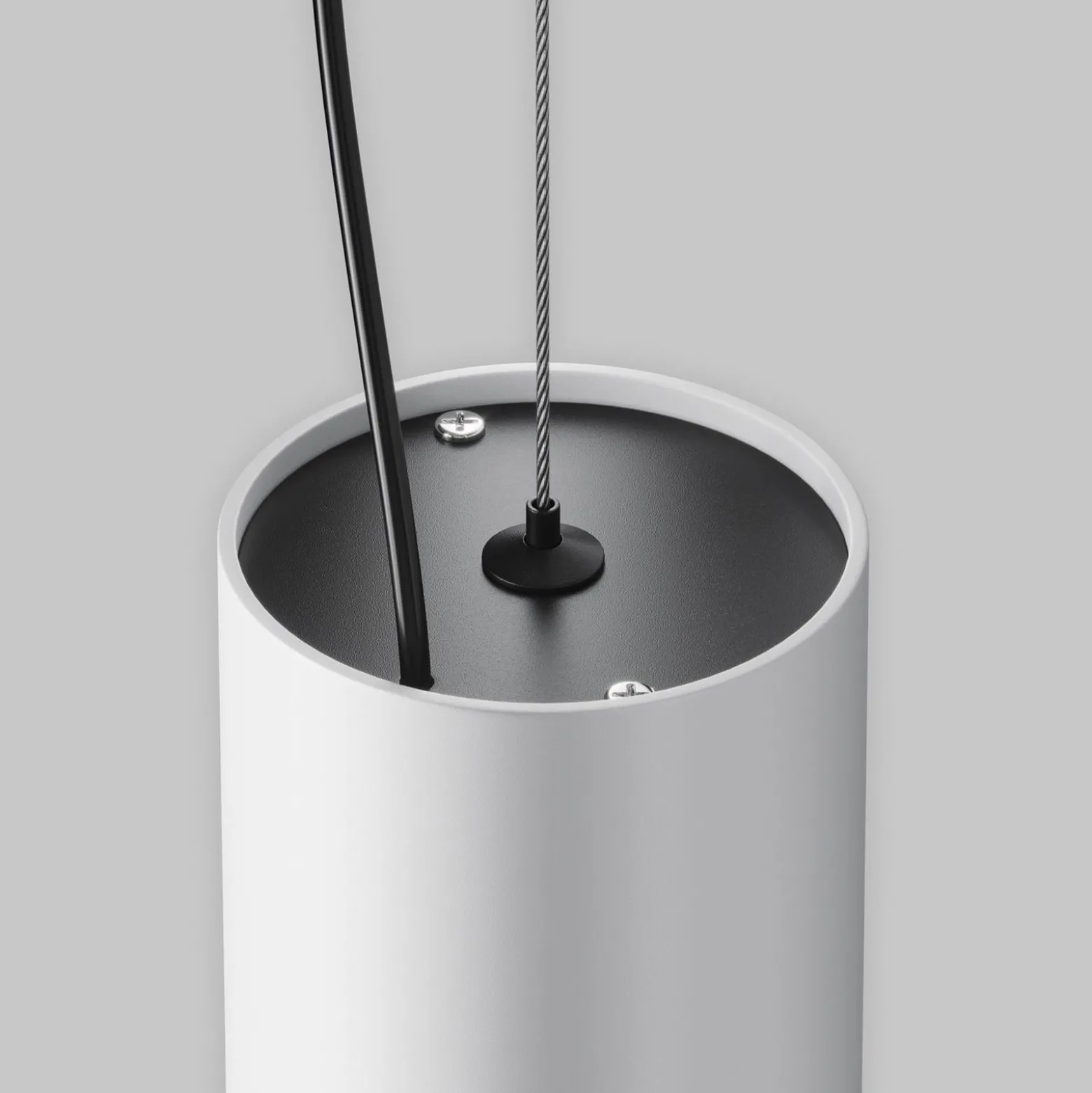 Maytoni LED-Hängeleuchte Efir, weiß, Ø 9,5 cm, 25 W, 38°