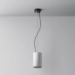 Maytoni LED-Hängeleuchte Efir, weiß, Ø 9,5 cm, 25 W, 38°