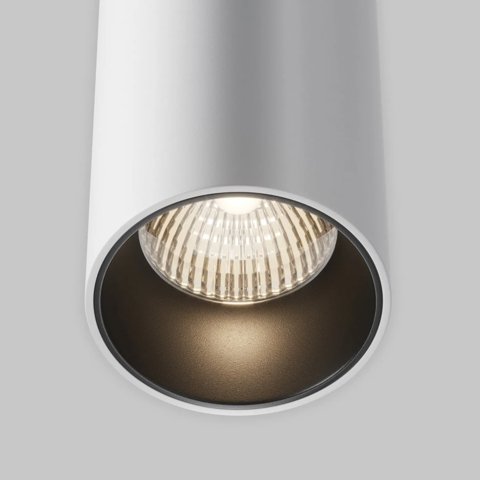 Maytoni LED-Hängeleuchte Efir, weiß, Ø 9,5 cm, 25 W, 38°