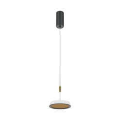 Maytoni LED-Hängeleuchte El, Ø 15,3 cm, weiß, Aluminium