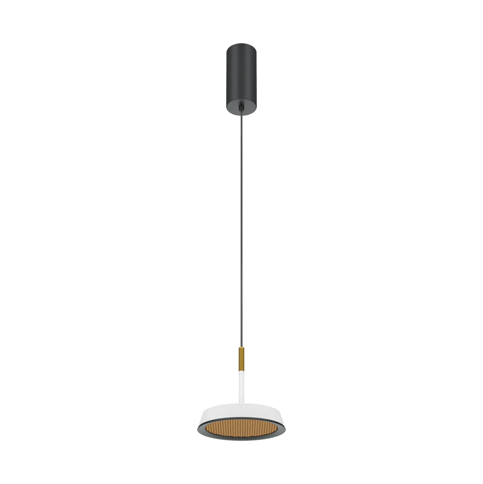 Maytoni LED-Hängeleuchte El, Ø 15,3 cm, weiß, Aluminium