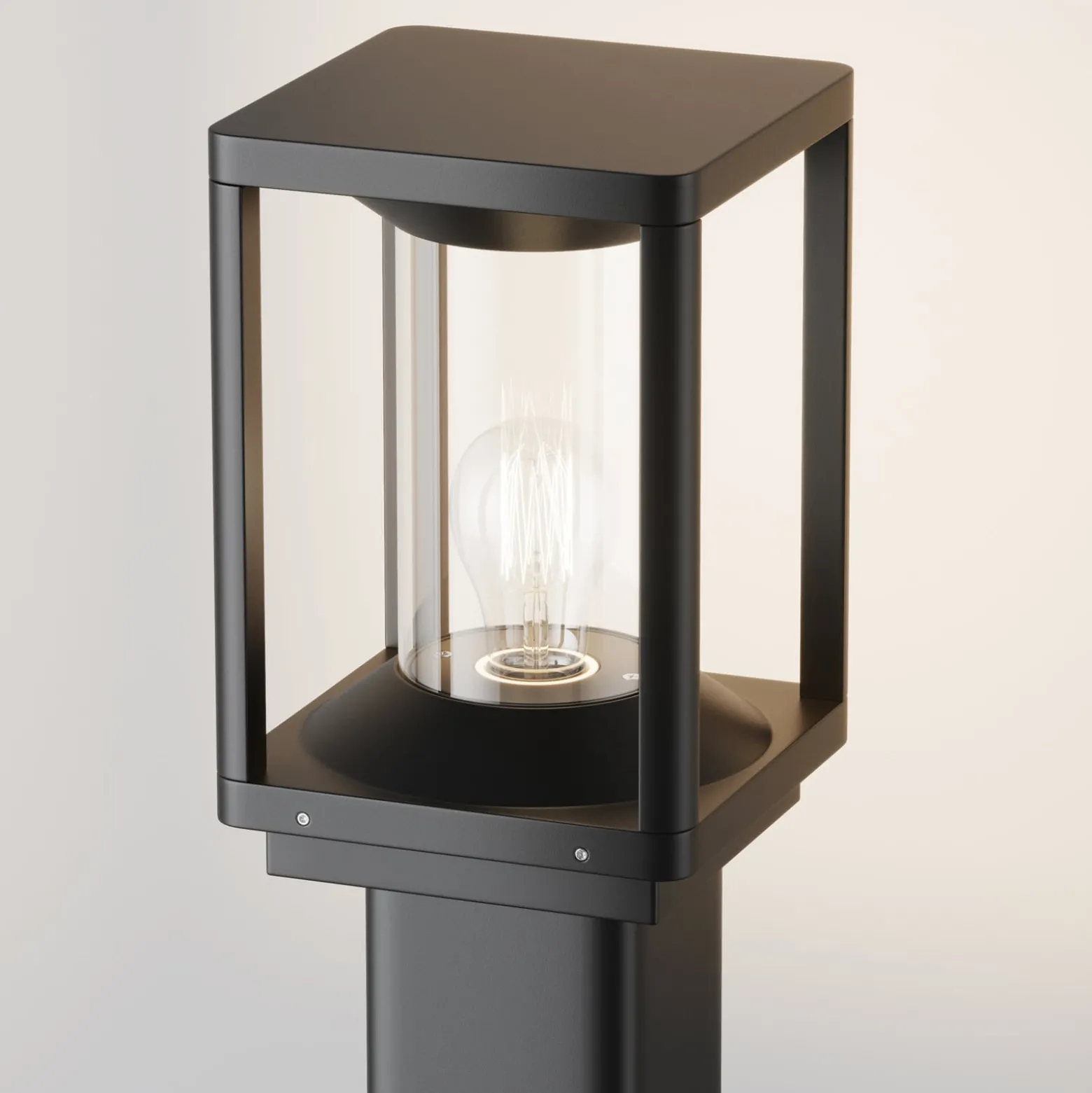 Maytoni Wegeleuchte Cell, graphit, Alu, Höhe 75 cm, IP54