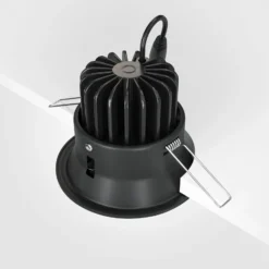 Maytoni Yin LED-Einbauleuchte, IP20, 3000K, Triac, schwarz