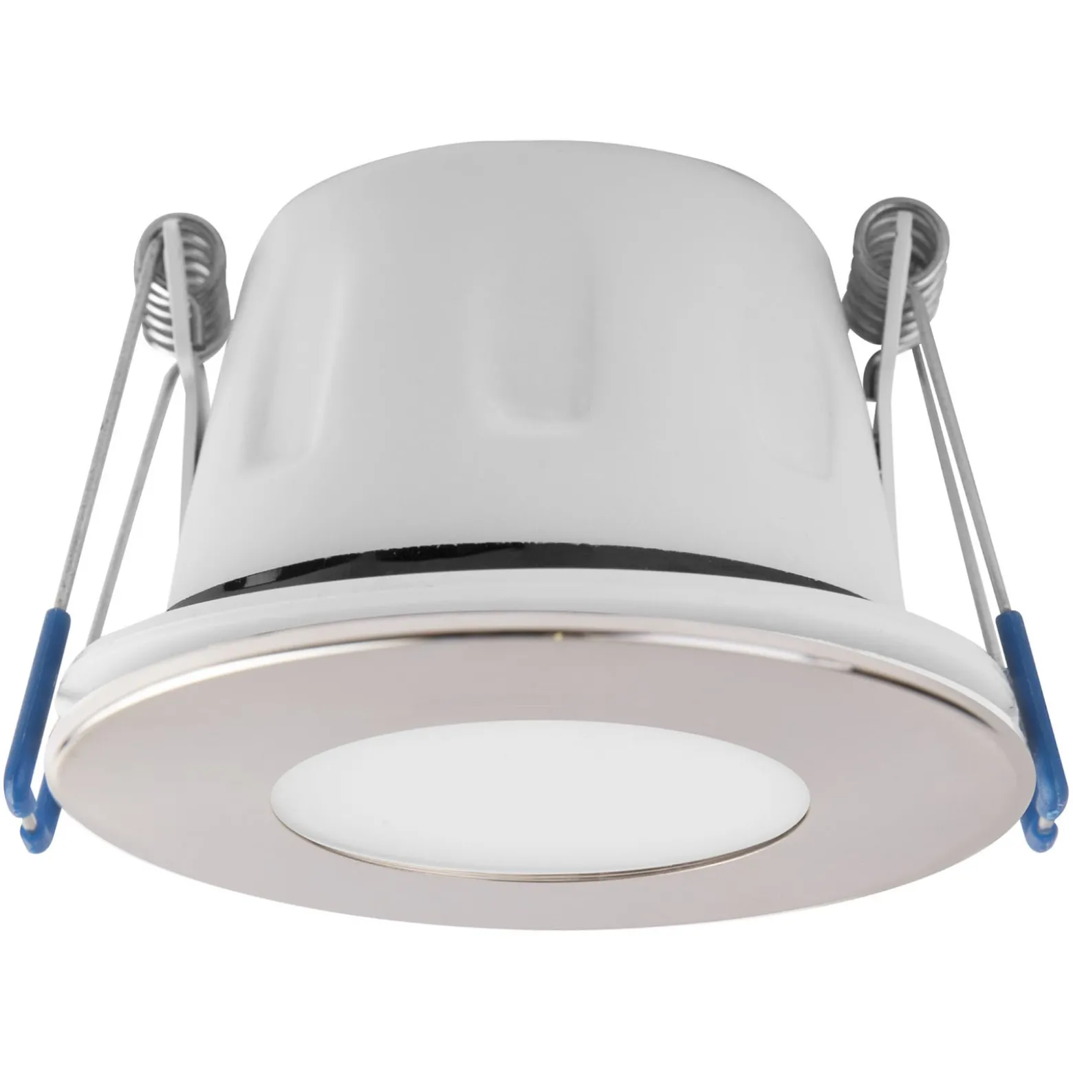 MEGAMAN LED-Einbauspot Tego Slim, 2.800 K, nickel, IP65