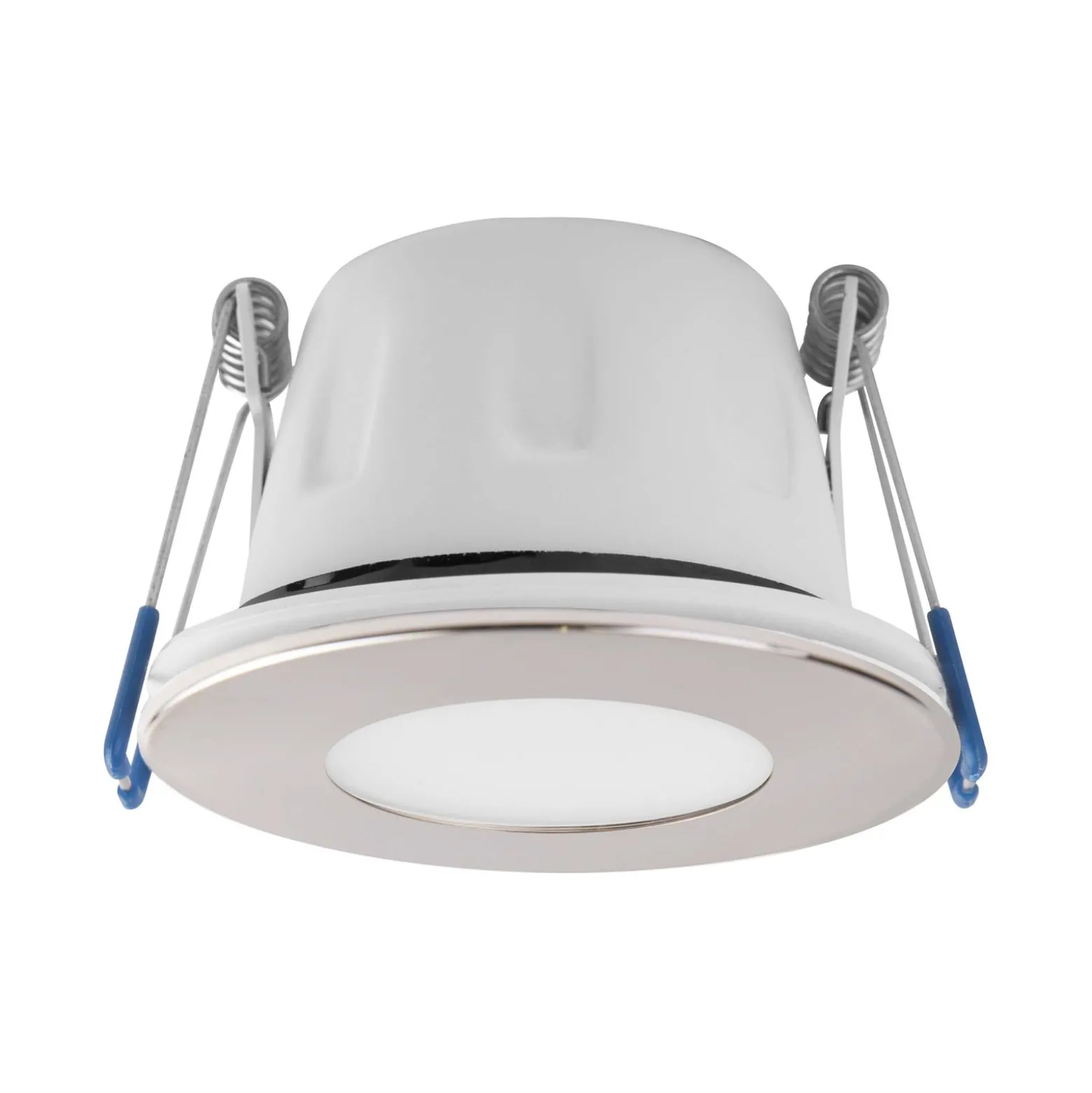 MEGAMAN LED-Einbauspot Tego Slim, 10er-Pack, 2.800 K, nickel