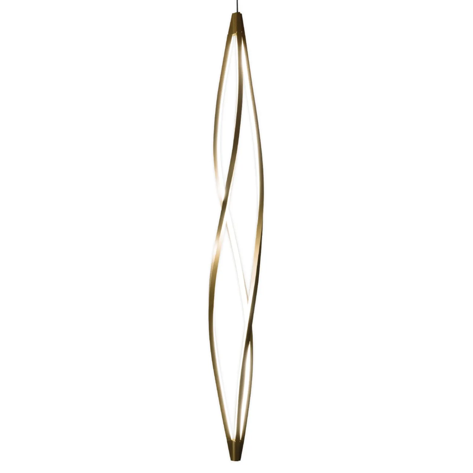 Nemo In The Wind Hängelampe vertikal 2.700K gold