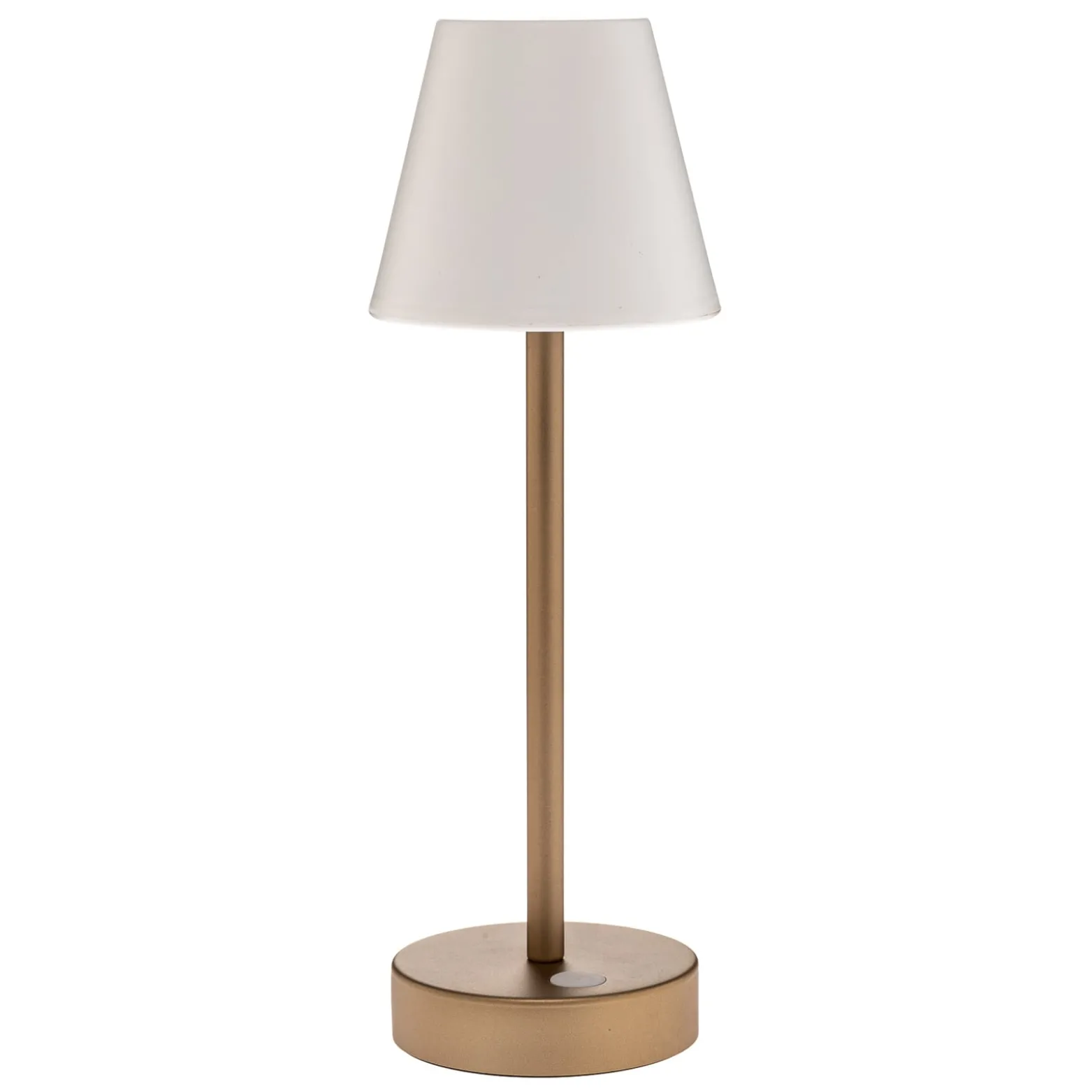 Newgarden Lola Slim LED-Tischlampe Akku, messing