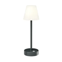 Newgarden Lola Slim LED-Tischlampe Akku, anthrazit