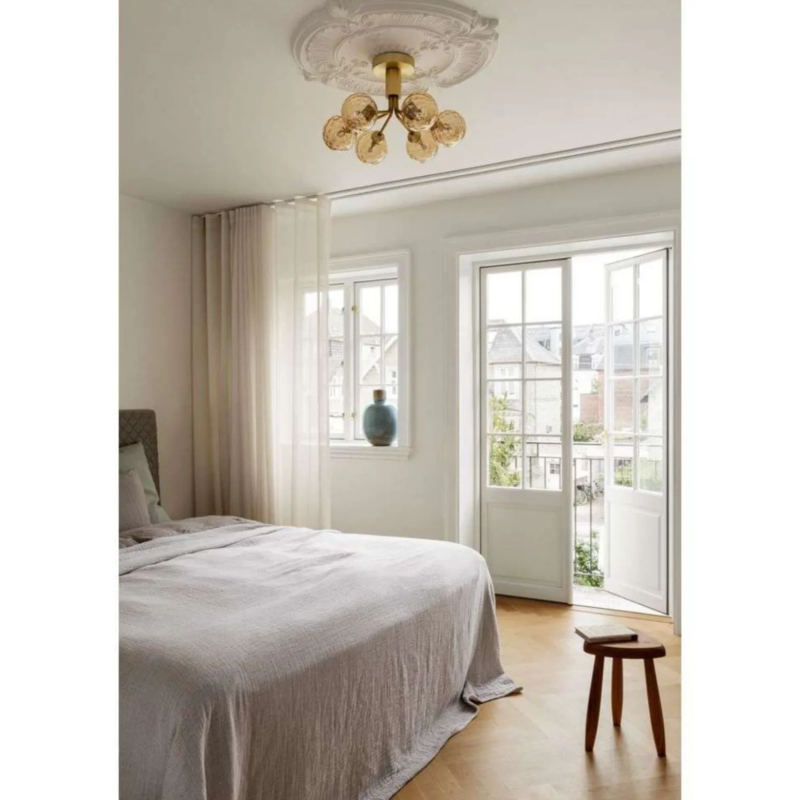 Nuura Deckenleuchte Apiales 6, Ø 50 cm, messing-/goldfarben