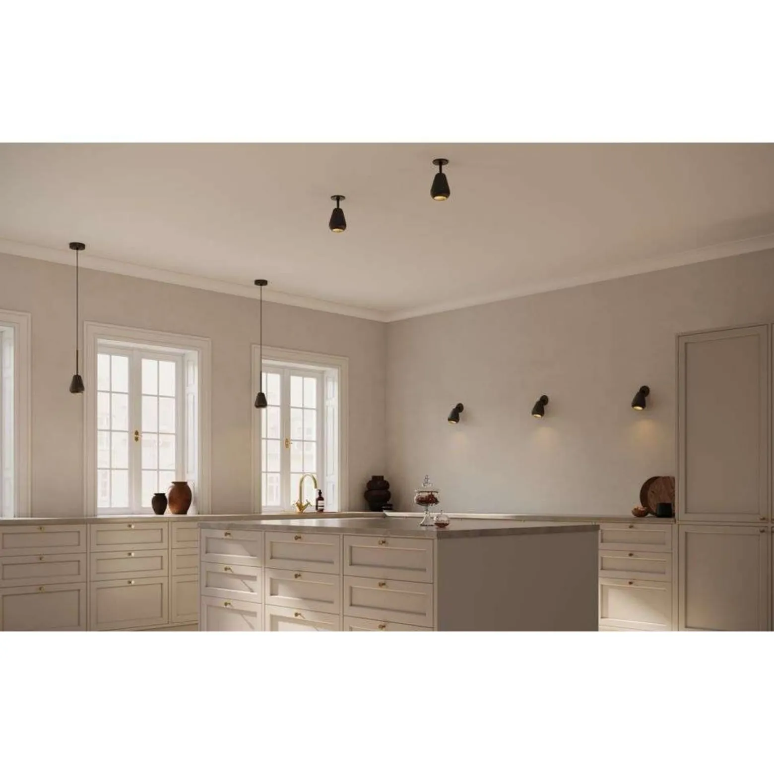 Nuura Einbaustrahler Anoli Spot Recessed, Ø 10 cm, schwarz