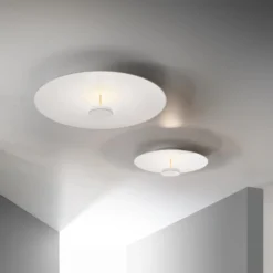OLEV LED-Deckenlampe OVERFLY PLUS, weiß, Ø 55 cm, Metall 927