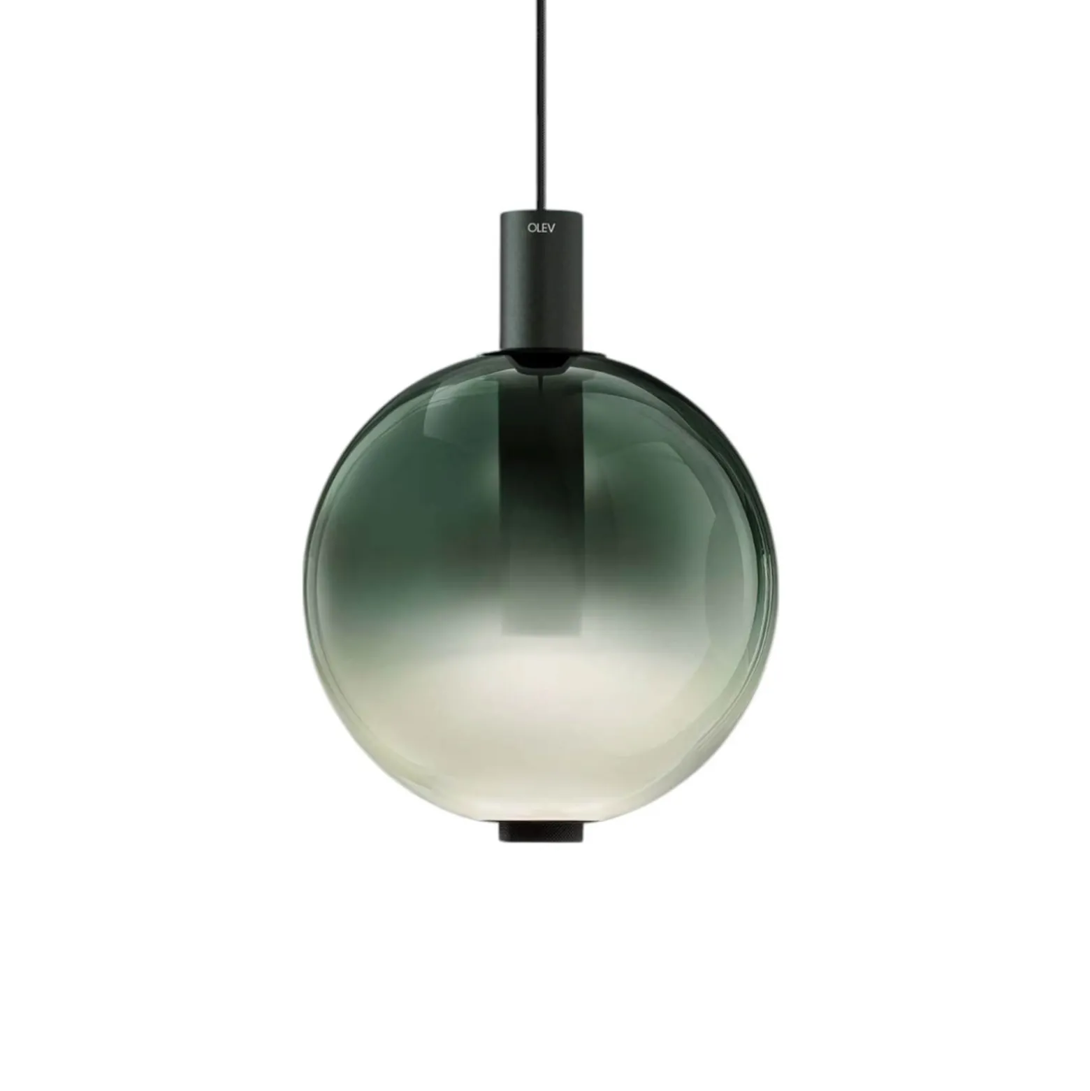 OLEV LED-Hängeleuchte BEAM STICK NUANCE, grün, Ø 20 cm, 927