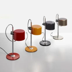 Oluce Mini Coupè LED-Tischleuchte, rot