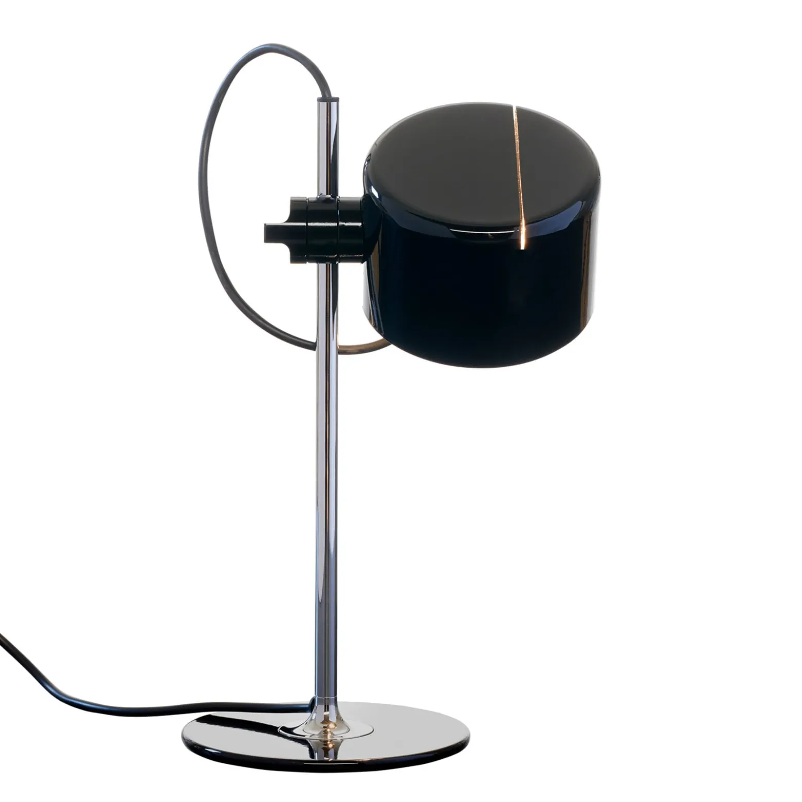 Oluce Mini Coupè LED-Tischleuchte, schwarz