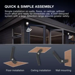 OSRAM Außenstrahler ENDURA FLOOD, grau, Sensor 30 W 840 IP44