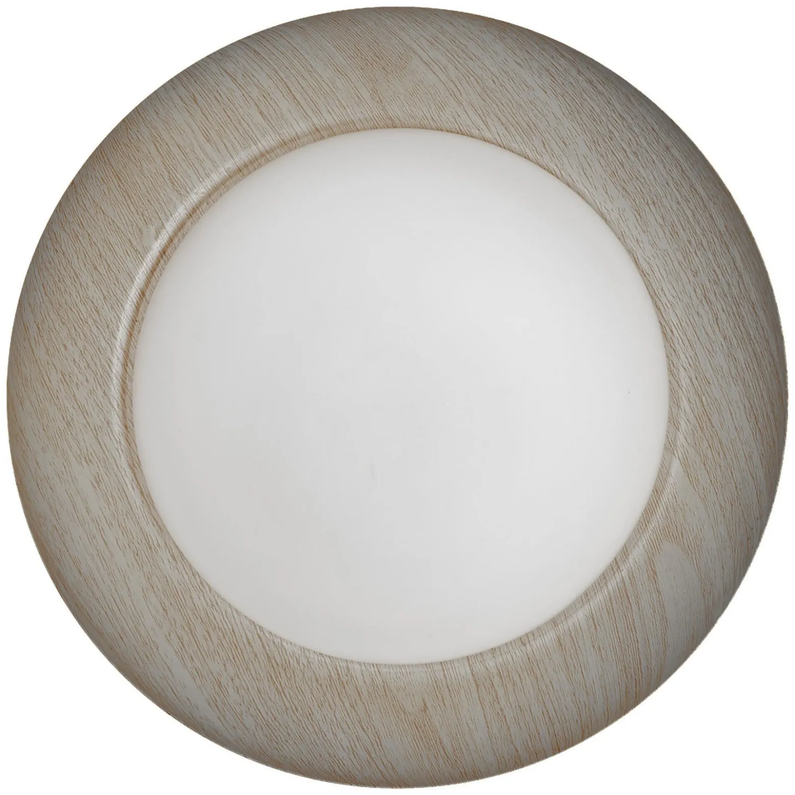 OSRAM Deckenleuchte ORBIS MILAN, holz, Ø 31 cm, Metall/Glas