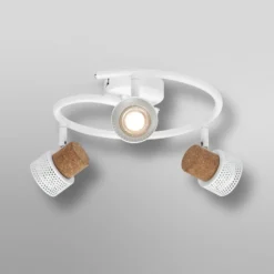 OSRAM Deckenstrahler CORK SPIRAL weiß 3-Spot GU10LED 927 dim