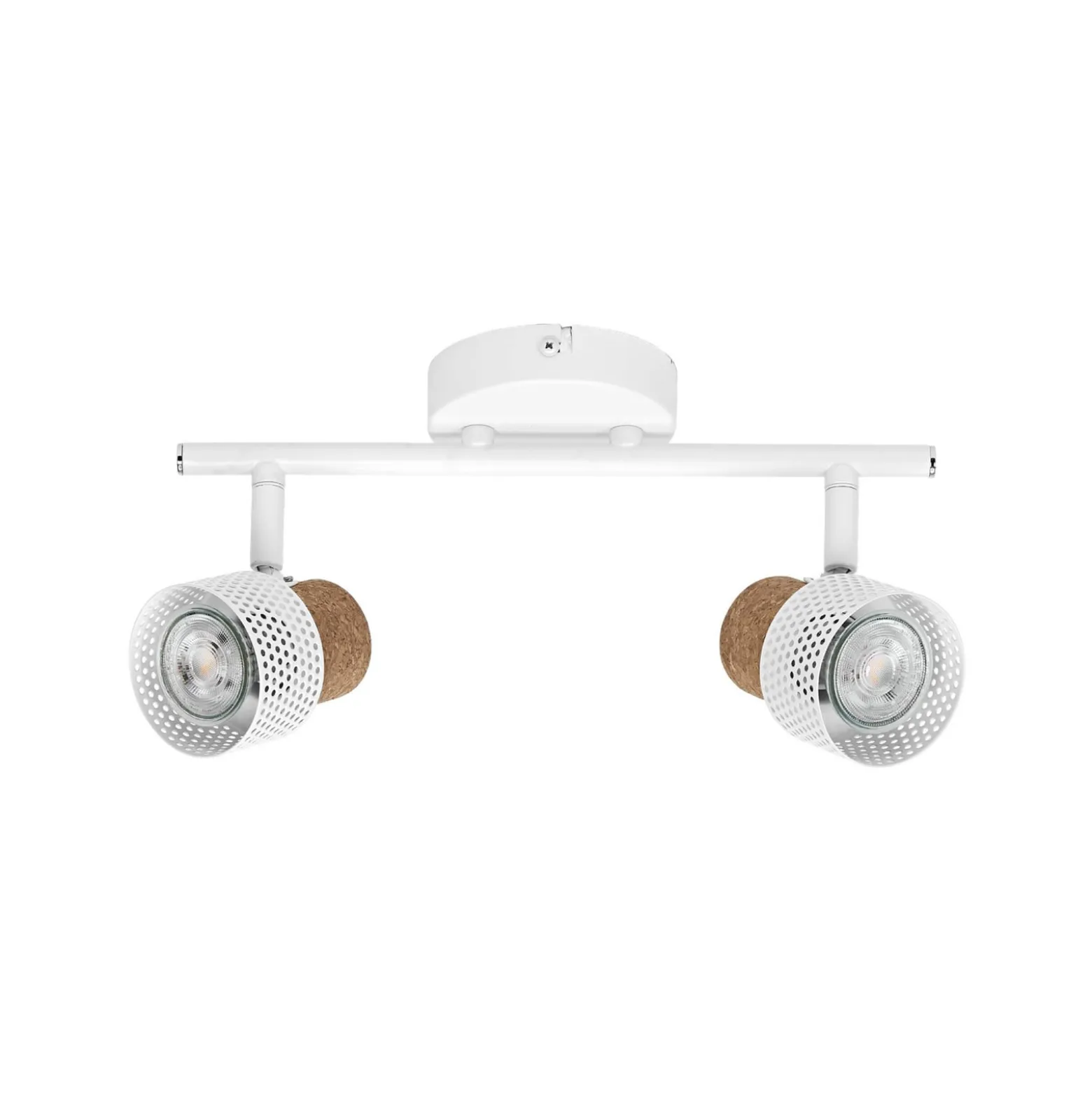 OSRAM Deckenstrahler CORK, weiß, 2 Spots, GU10-LED, 927, dim
