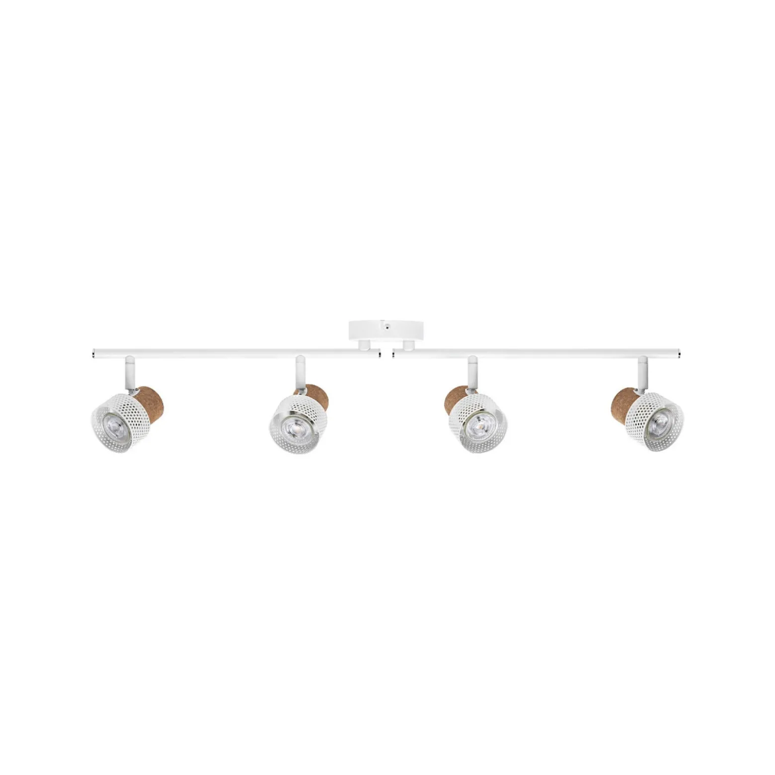 OSRAM Deckenstrahler CORK, weiß, 4 Spots, GU10-LED, 927, dim