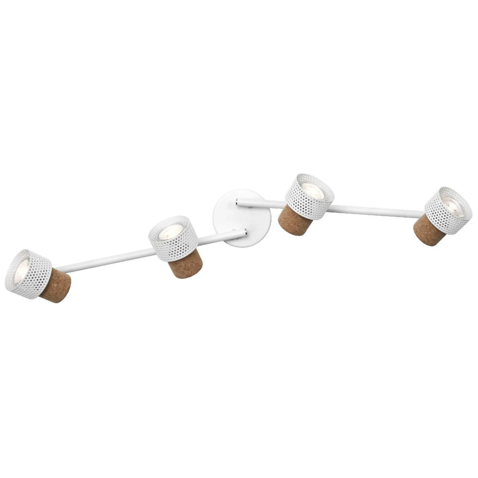 OSRAM Deckenstrahler CORK, weiß, 4 Spots, GU10-LED, 927, dim