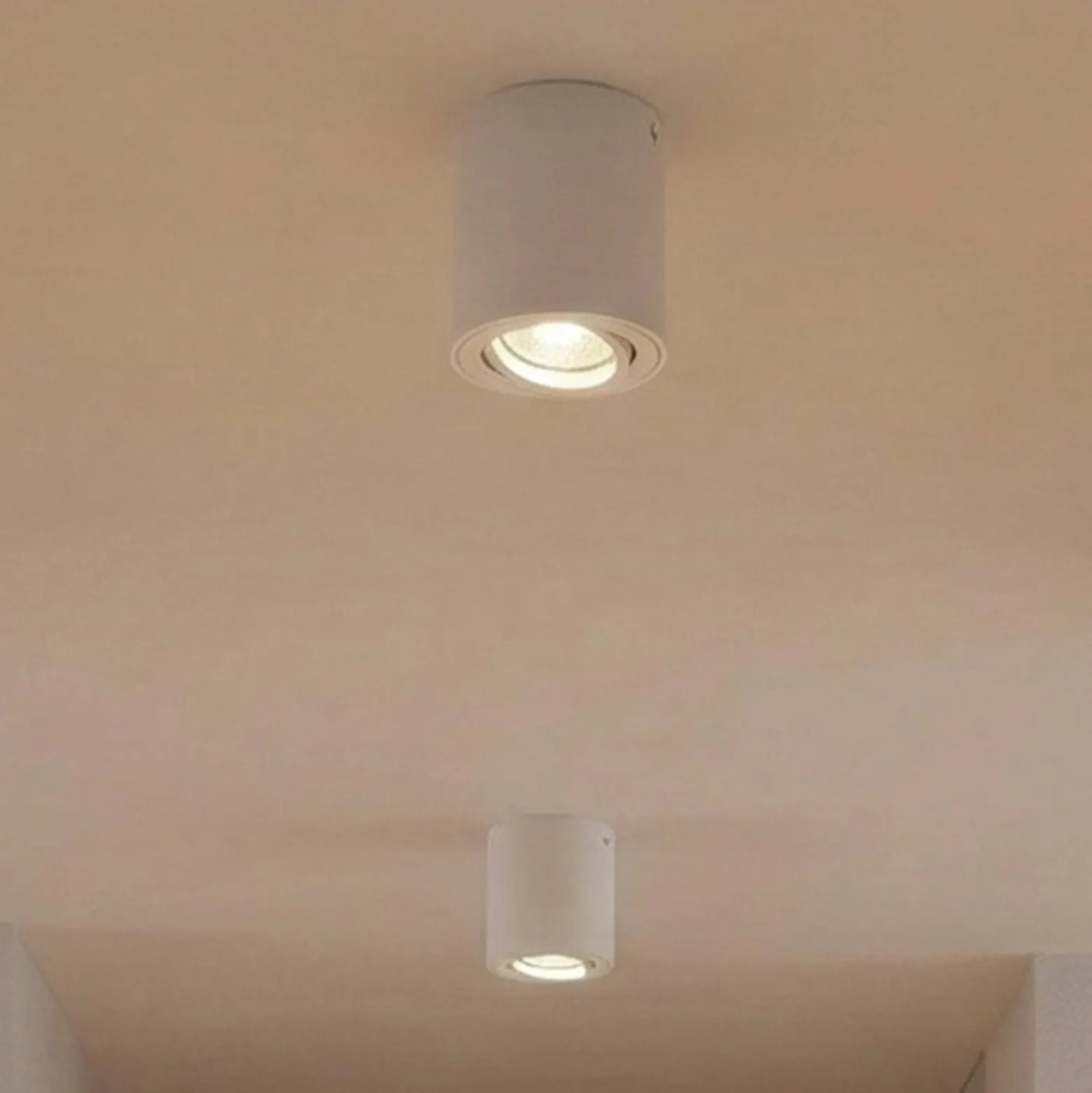 OSRAM Deckenstrahler ROUND, weiß, Ø 8 cm, Metall, GU10