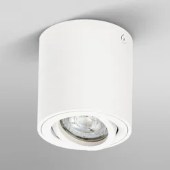 OSRAM Deckenstrahler ROUND, weiß, Ø 8 cm, Metall, GU10