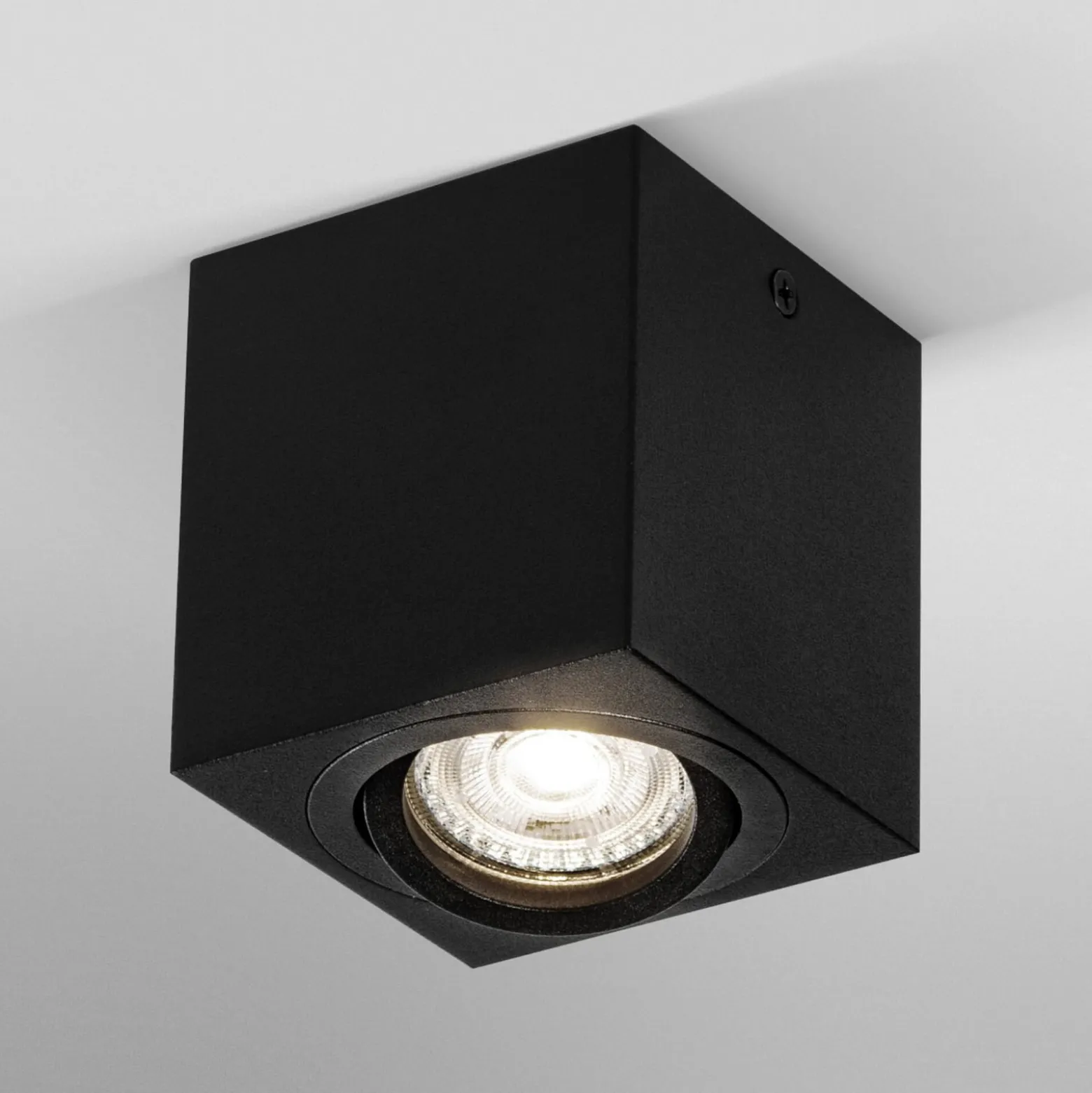 OSRAM Deckenstrahler SQUARE, schwarz, 8 x 8 cm, Metall, GU10