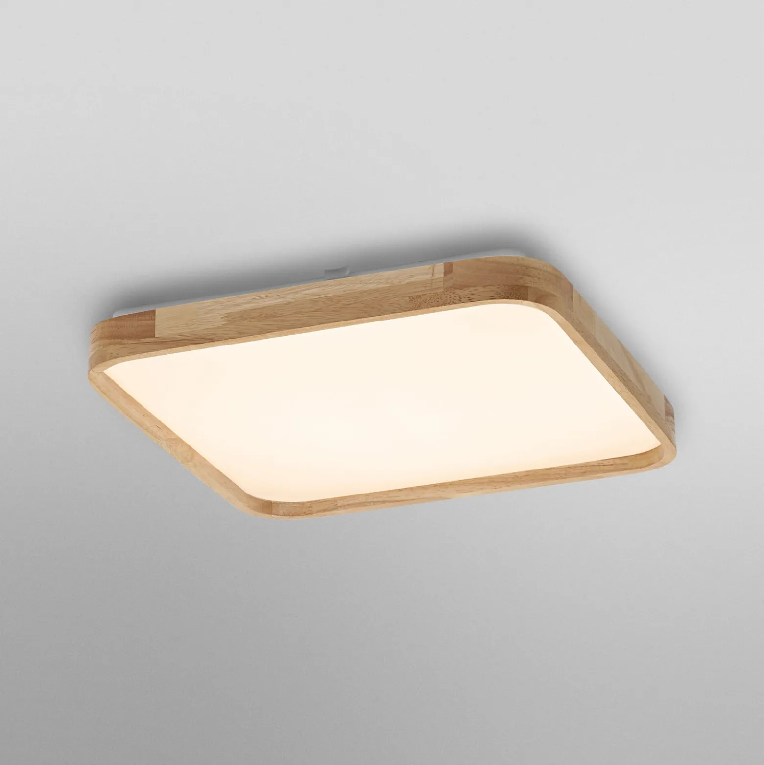 OSRAM LED-Deckenlampe ORBIS ALICIA, 29 x 29 cm holz clickdim