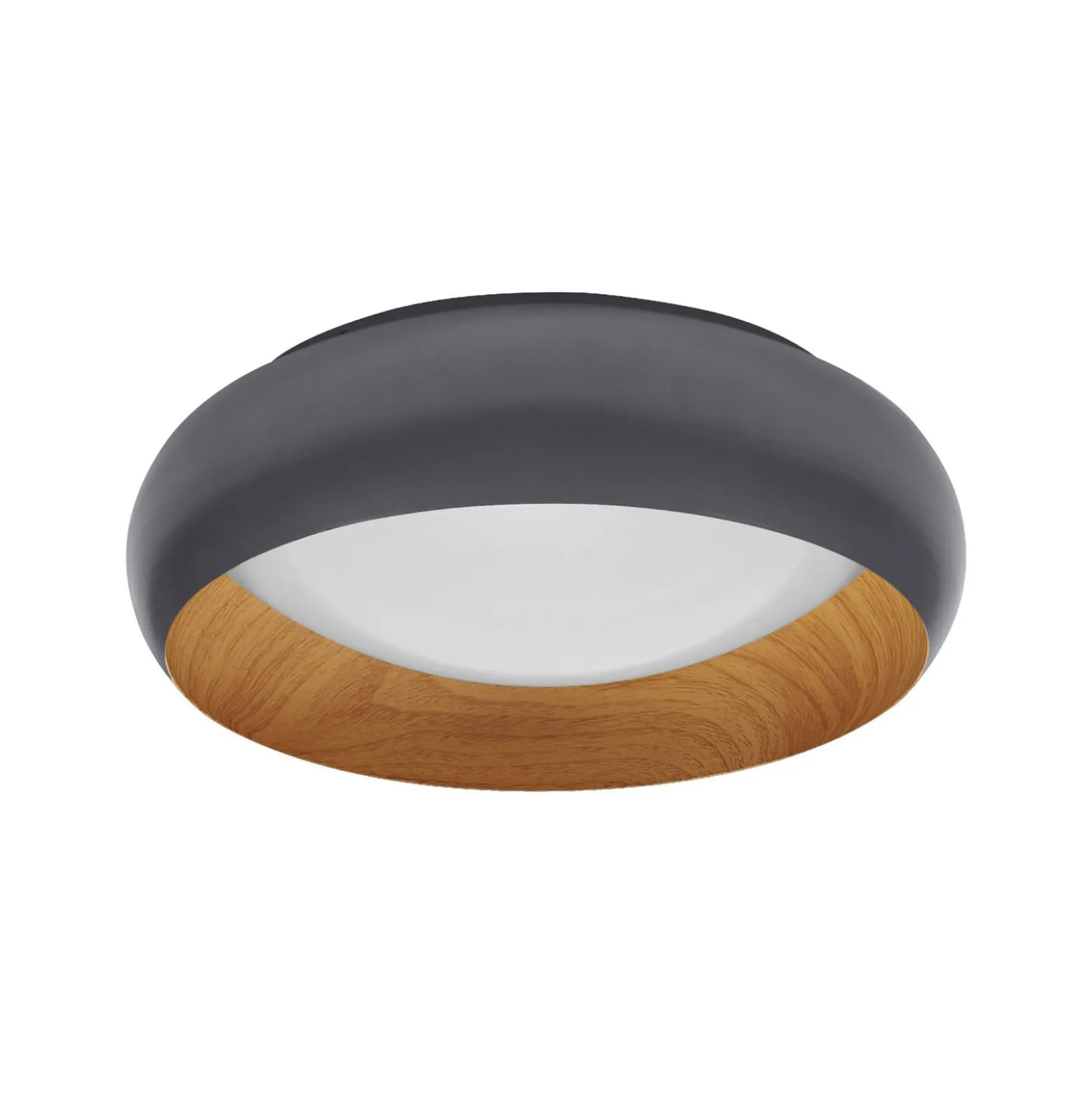 OSRAM LED-Deckenlampe ORBIS LIVIA, Ø 30 cm, grau, Metall dim