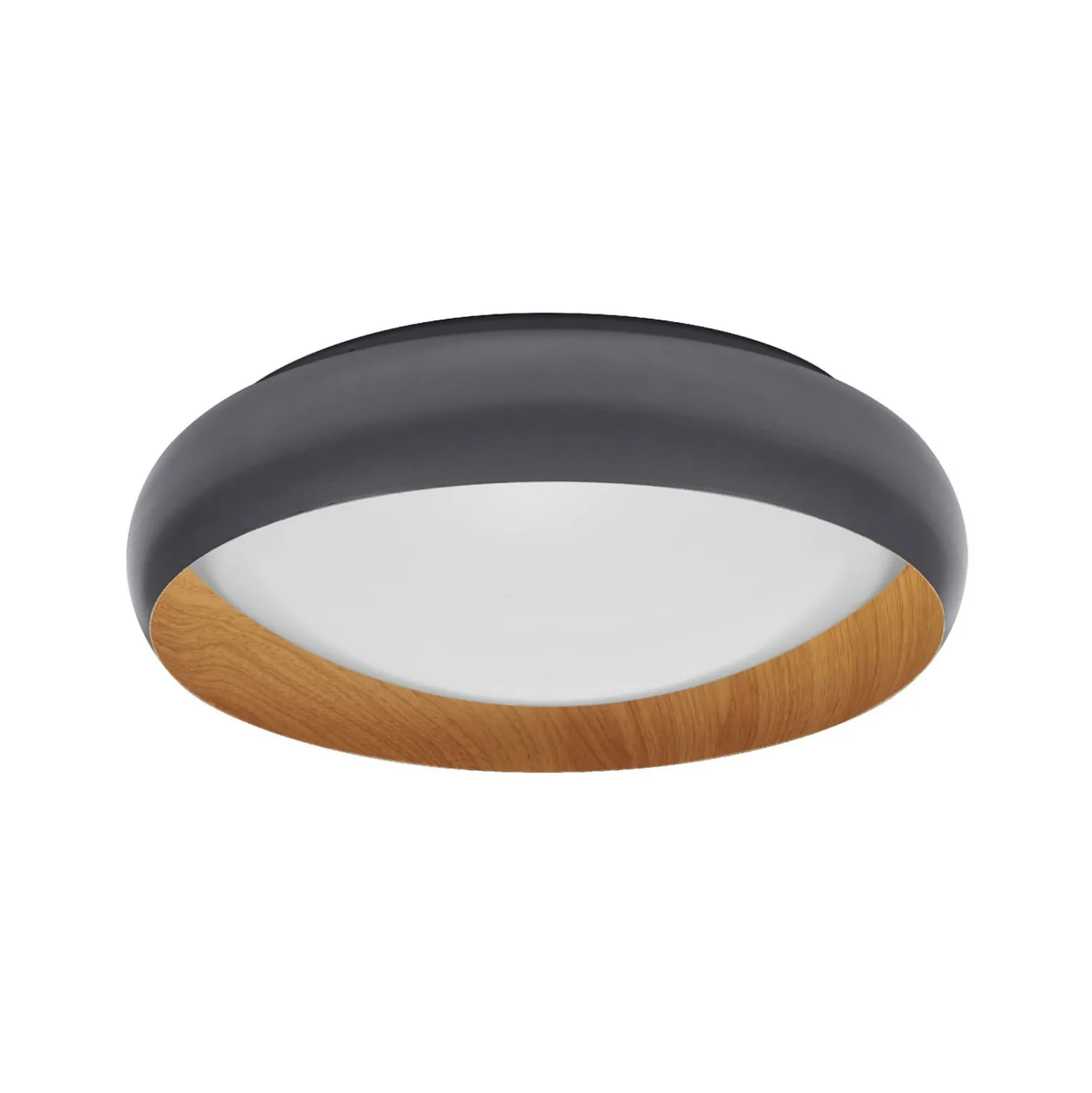 OSRAM LED-Deckenlampe ORBIS LIVIA, Ø 43 cm, grau, Metall dim