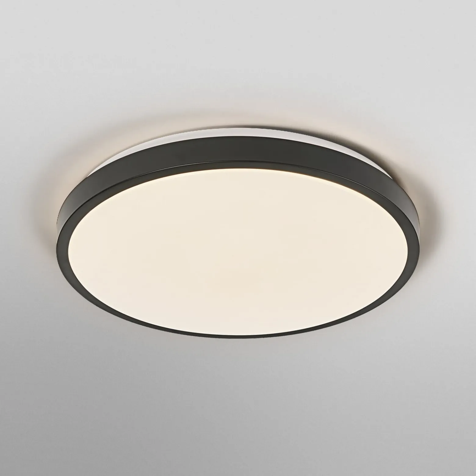 OSRAM LED-Deckenlampe ORBIS LONDON, schwarz, Ø 40 cm, Metall